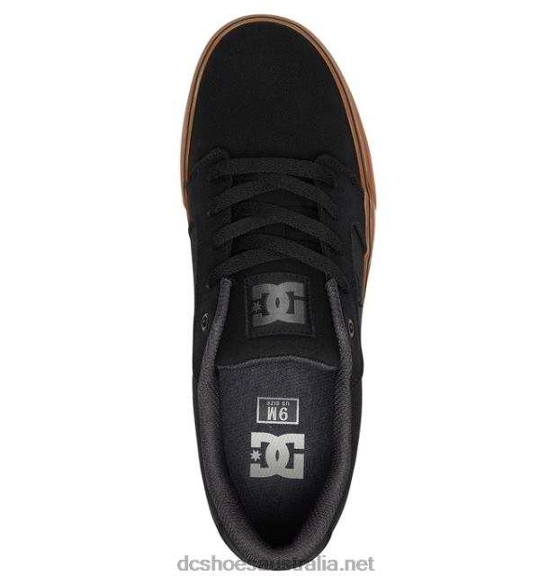Men's Anvil Canvas ShoesDC Shoes Black/Gum T40LZ160