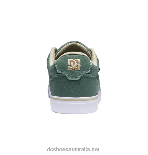 Men's Anvil Canvas ShoesDC Shoes Green/White T40LZ288
