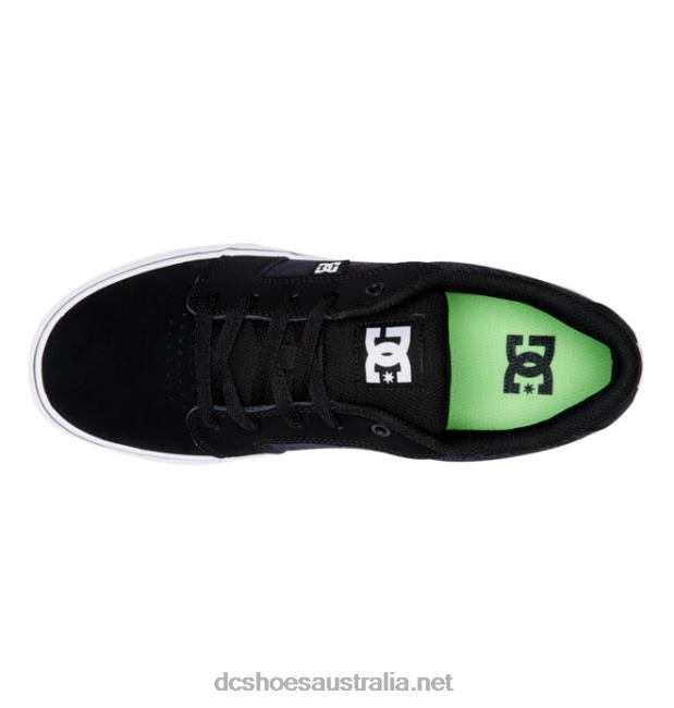 Men's Anvil ShoesDC Shoes Black/Lime Polka T40LZ232