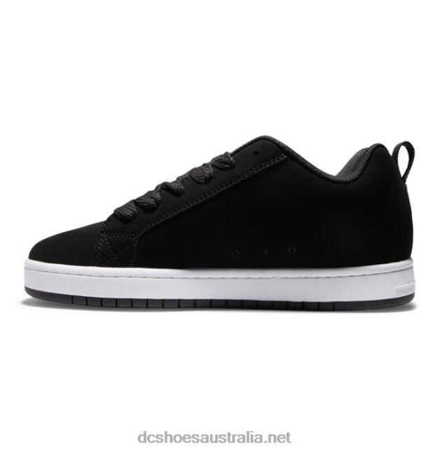Men's Court Graffik ShoesDC Shoes Black Denim T40LZ286