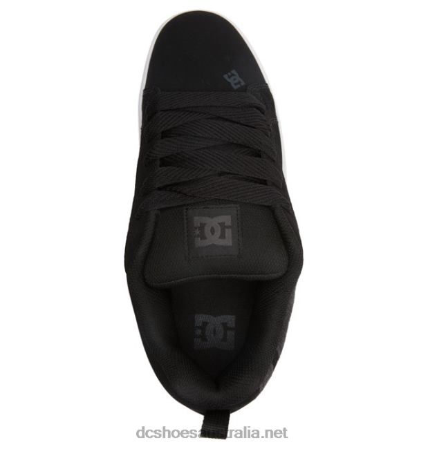 Men's Court Graffik ShoesDC Shoes Black Denim T40LZ286