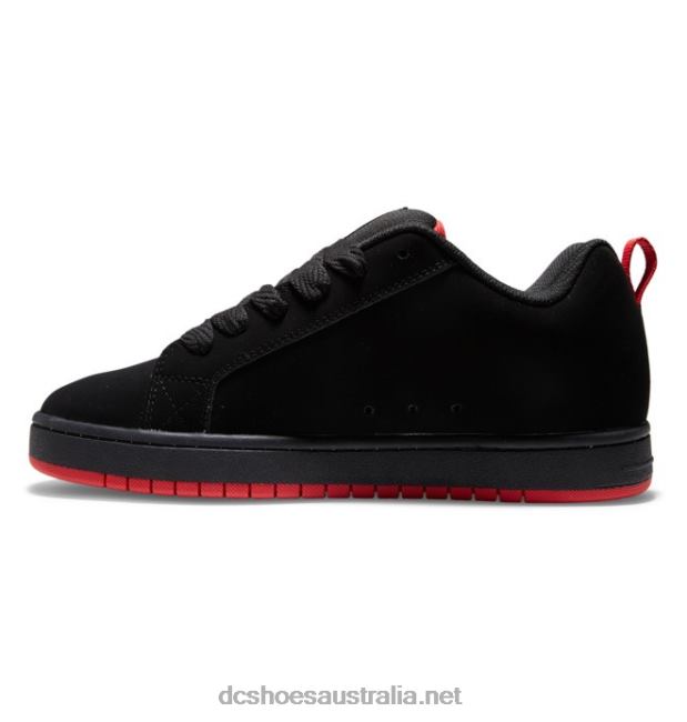 Men's Court Graffik ShoesDC Shoes Black/Grey/Red T40LZ295