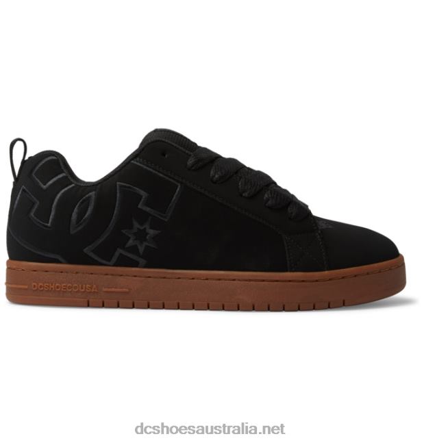 Men's Court Graffik ShoesDC Shoes Black/Gum T40LZ281