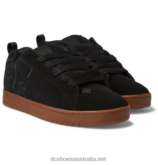 Men's Court Graffik ShoesDC Shoes Black/Gum T40LZ281