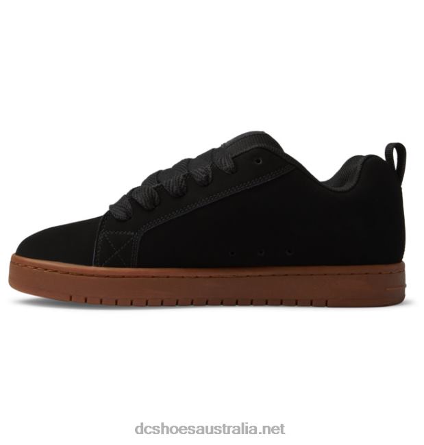 Men's Court Graffik ShoesDC Shoes Black/Gum T40LZ281