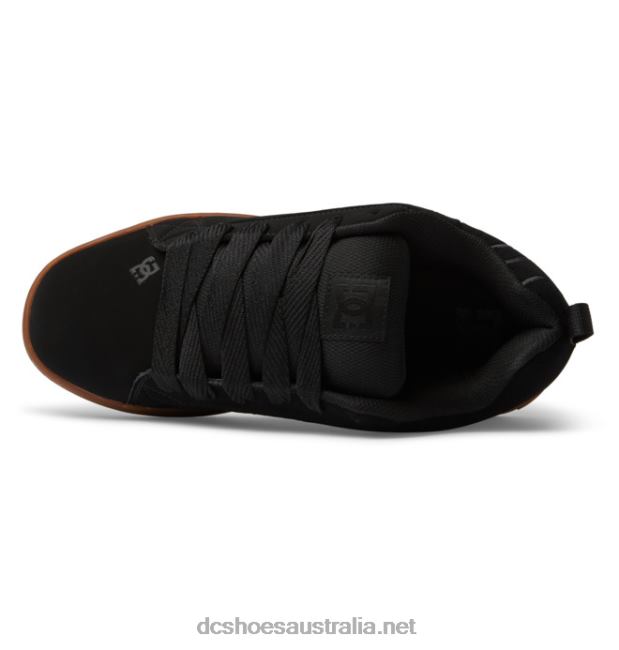 Men's Court Graffik ShoesDC Shoes Black/Gum T40LZ281