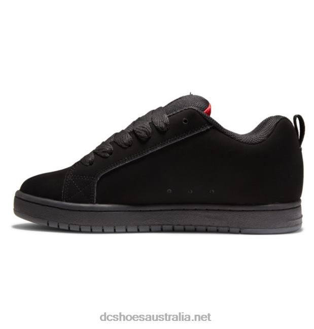 Men's Court Graffik ShoesDC Shoes Black/Red T40LZ242