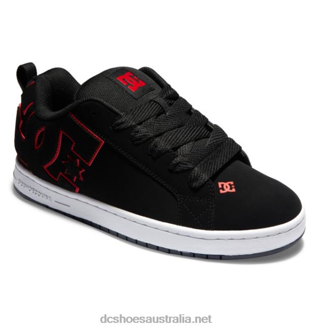 Men's Court Graffik ShoesDC Shoes Black/Red/White T40LZ292