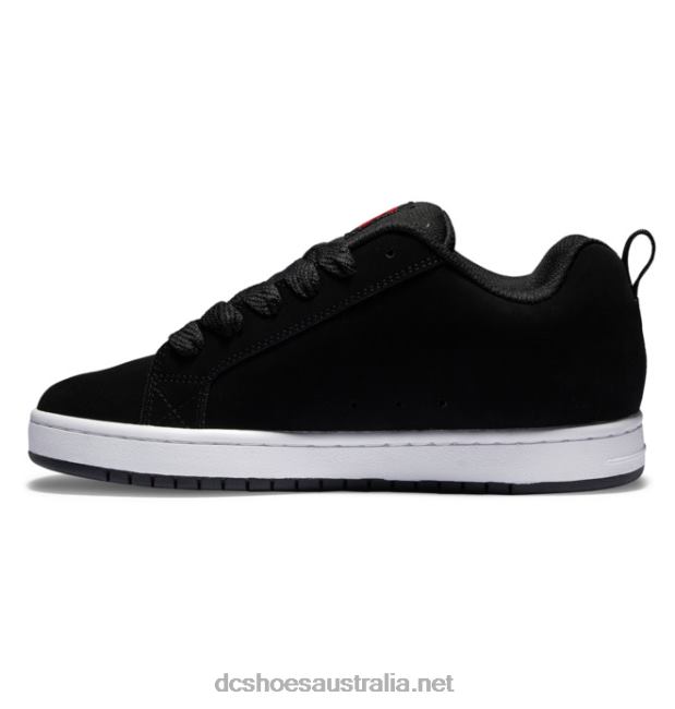Men's Court Graffik ShoesDC Shoes Black/Red/White T40LZ292