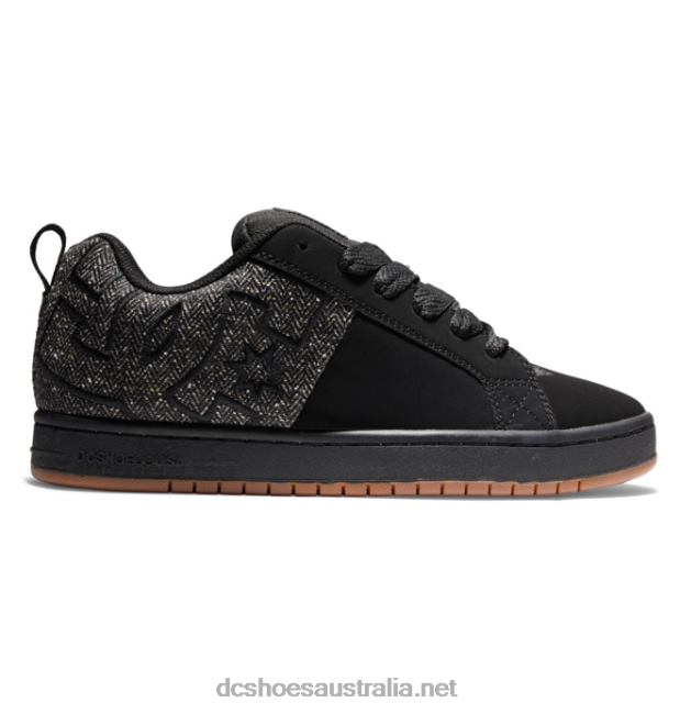 Men's Court Graffik ShoesDC Shoes Black T40LZ298