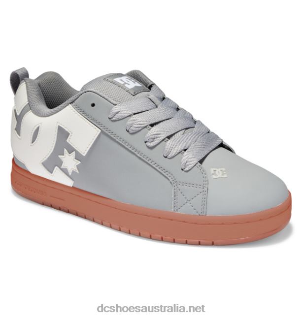 Men's Court Graffik ShoesDC Shoes Grey/Gum T40LZ294