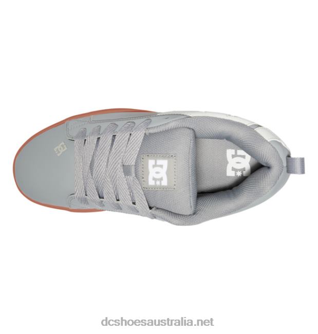 Men's Court Graffik ShoesDC Shoes Grey/Gum T40LZ294