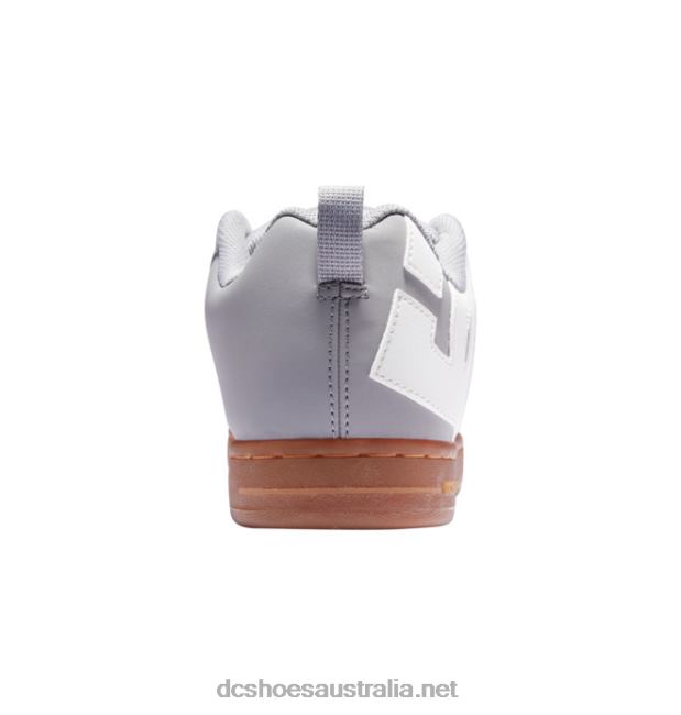 Men's Court Graffik ShoesDC Shoes Grey/Gum T40LZ294