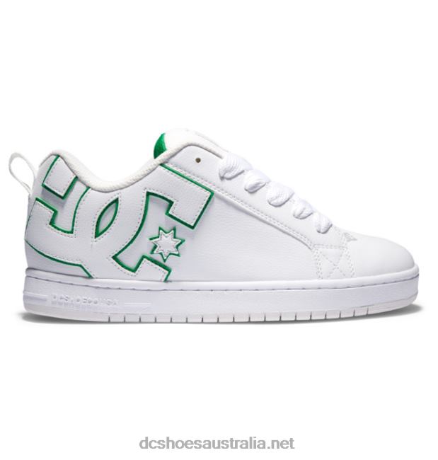 Men's Court Graffik ShoesDC Shoes White/Green T40LZ279