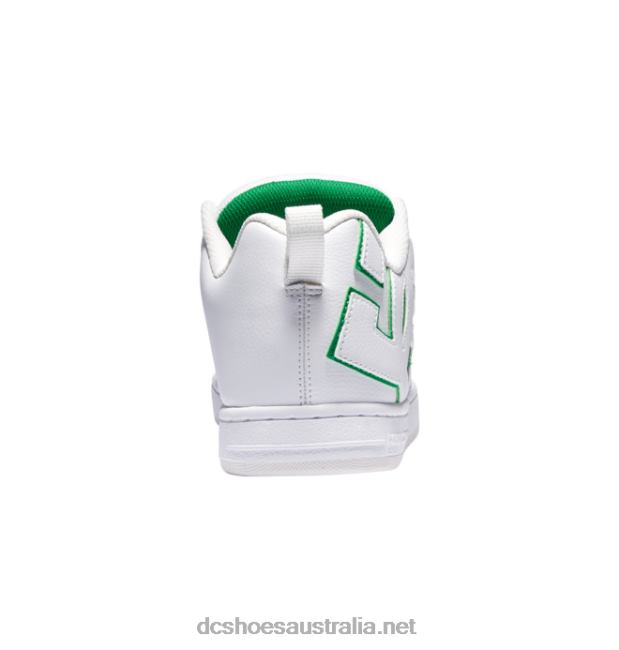 Men's Court Graffik ShoesDC Shoes White/Green T40LZ279