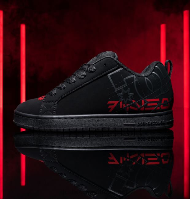 Men's Star Wars DC Court Graffik Cupsole ShoeDC Shoes Black/Grey/Red T40LZ300