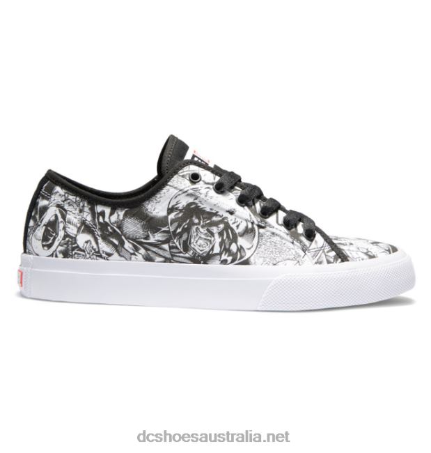 Men's Marvel Deadpool x DC ManualDC Shoes Black/White/Red T40LZ218