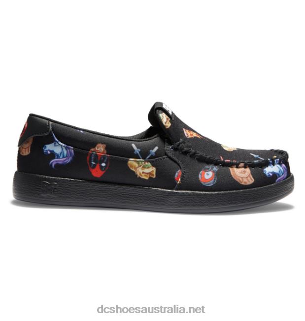 Men's Marvel Deadpool x DC Villain 2DC Shoes Black/Print T40LZ259