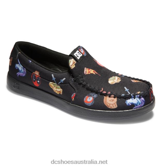 Men's Marvel Deadpool x DC Villain 2DC Shoes Black/Print T40LZ259