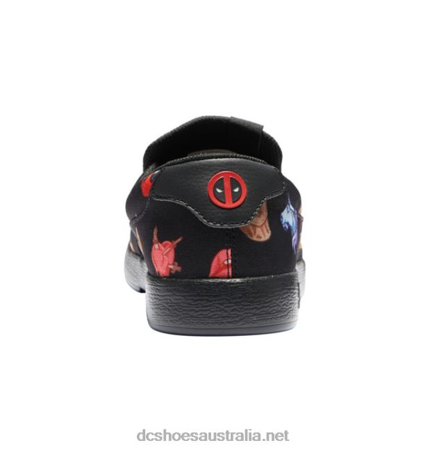 Men's Marvel Deadpool x DC Villain 2DC Shoes Black/Print T40LZ259