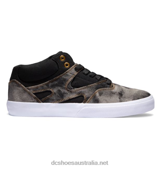Kalis Vulc Mid - Mid-Top Shoes for MenDC Shoes Black Denim T40LZ203