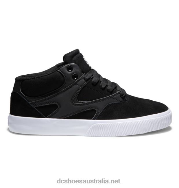 Kalis Vulc Mid - Mid-Top Shoes for MenDC Shoes Black/White T40LZ107