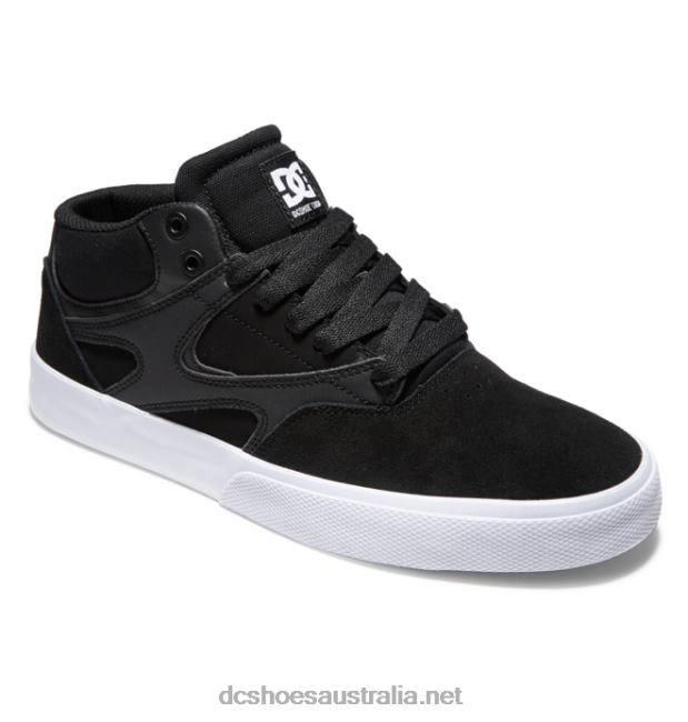 Kalis Vulc Mid - Mid-Top Shoes for MenDC Shoes Black/White T40LZ107