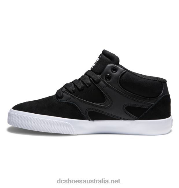 Kalis Vulc Mid - Mid-Top Shoes for MenDC Shoes Black/White T40LZ107