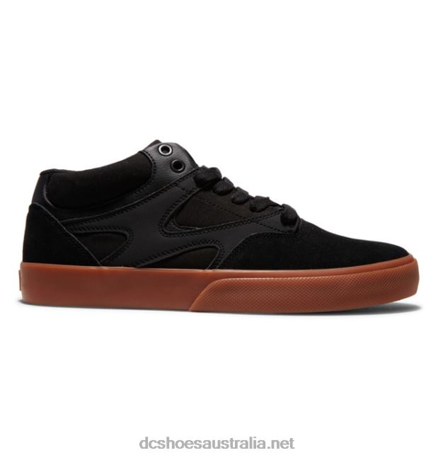 Men's Kalis Vulc MID Mid-Top ShoesDC Shoes Black/Gum T40LZ350
