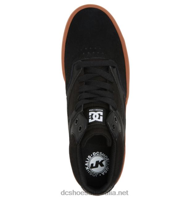 Men's Kalis Vulc MID Mid-Top ShoesDC Shoes Black/Gum T40LZ350
