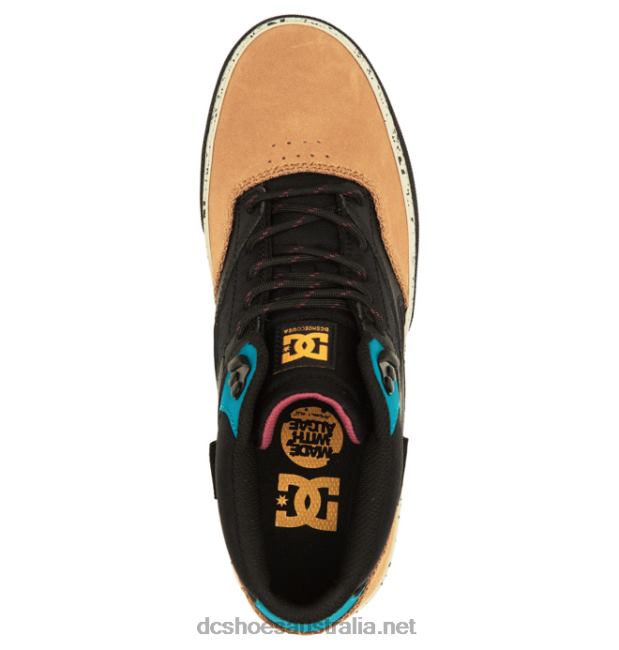 Men's Kalis Vulc MID Mid-Top Winterized ShoesDC Shoes Black/Brown/Green T40LZ316