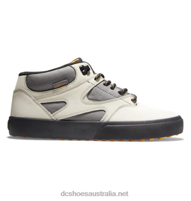 Men's Kalis Vulc MID Mid-Top Winterized ShoesDC Shoes Heather Grey/Gold Cream T40LZ342