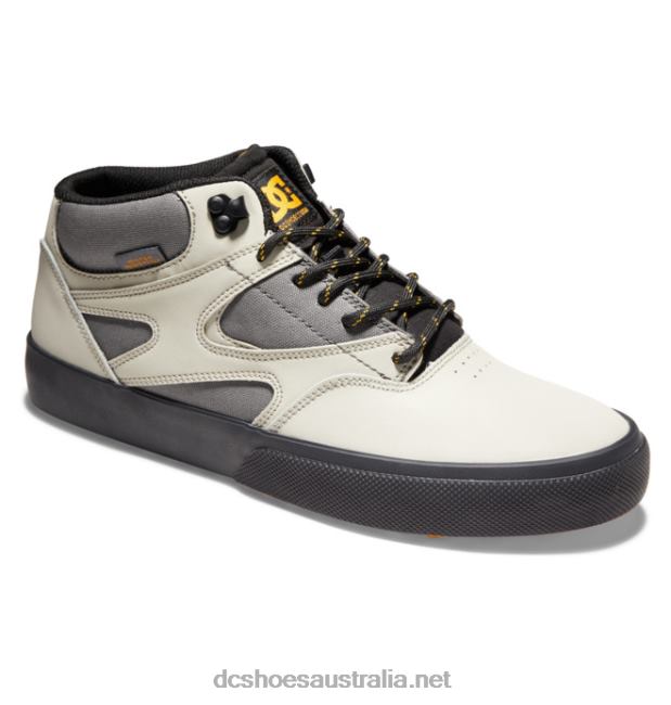 Men's Kalis Vulc MID Mid-Top Winterized ShoesDC Shoes Heather Grey/Gold Cream T40LZ342