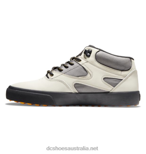 Men's Kalis Vulc MID Mid-Top Winterized ShoesDC Shoes Heather Grey/Gold Cream T40LZ342