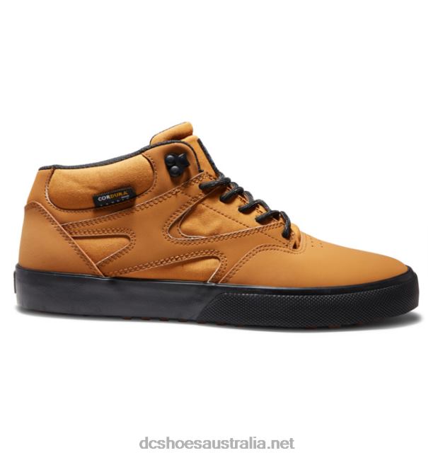 Men's Kalis Vulc MID Mid-Top Winterized ShoesDC Shoes Wheat/Black T40LZ368