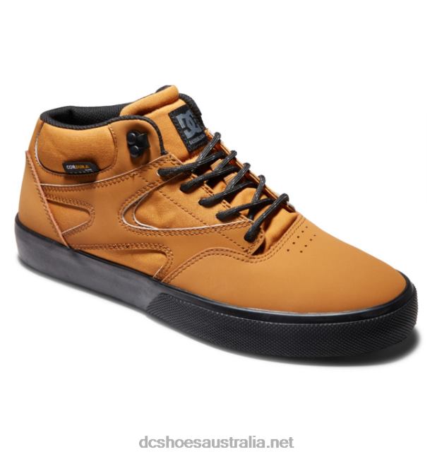 Men's Kalis Vulc MID Mid-Top Winterized ShoesDC Shoes Wheat/Black T40LZ368
