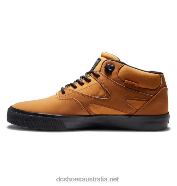 Men's Kalis Vulc MID Mid-Top Winterized ShoesDC Shoes Wheat/Black T40LZ368