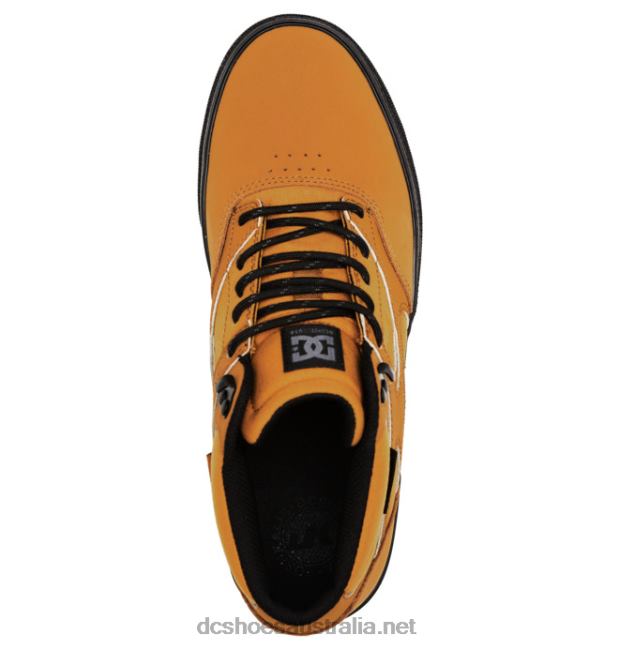 Men's Kalis Vulc MID Mid-Top Winterized ShoesDC Shoes Wheat/Black T40LZ368