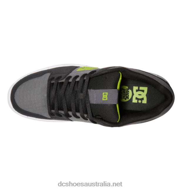Men's Lynx Zero Waste ShoesDC Shoes Black/Grey/Green T40LZ364