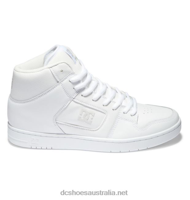 Manteca 4 Hi - High-Top Shoes for MenDC Shoes White/Battleship T40LZ41