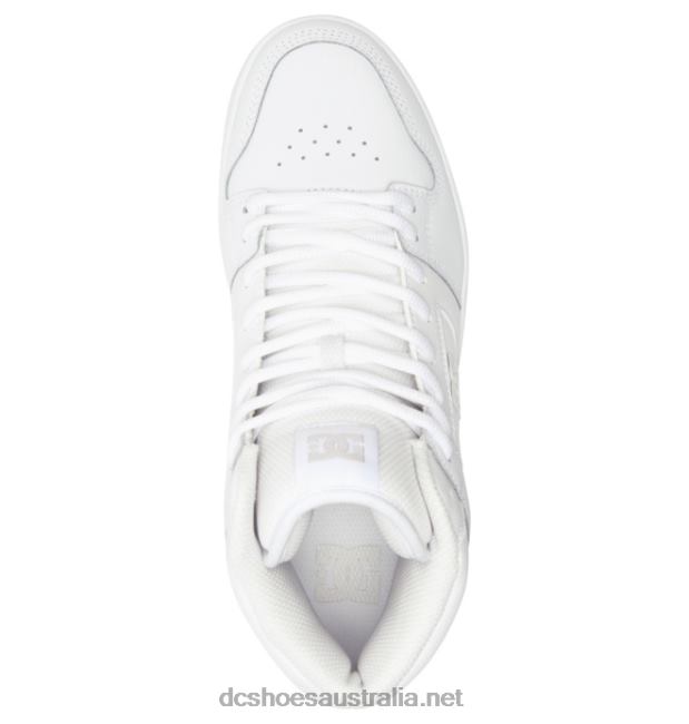 Manteca 4 Hi - High-Top Shoes for MenDC Shoes White/Battleship T40LZ41