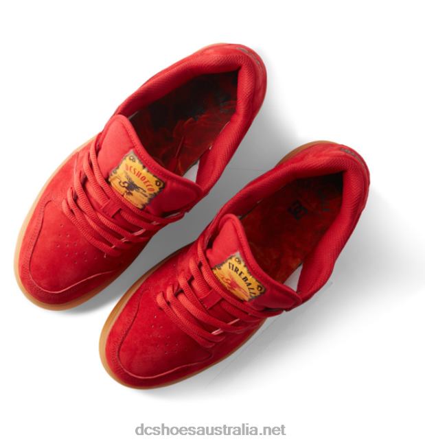 Men's Fireball x DC Manteca 4 ShoesDC Shoes Red T40LZ389