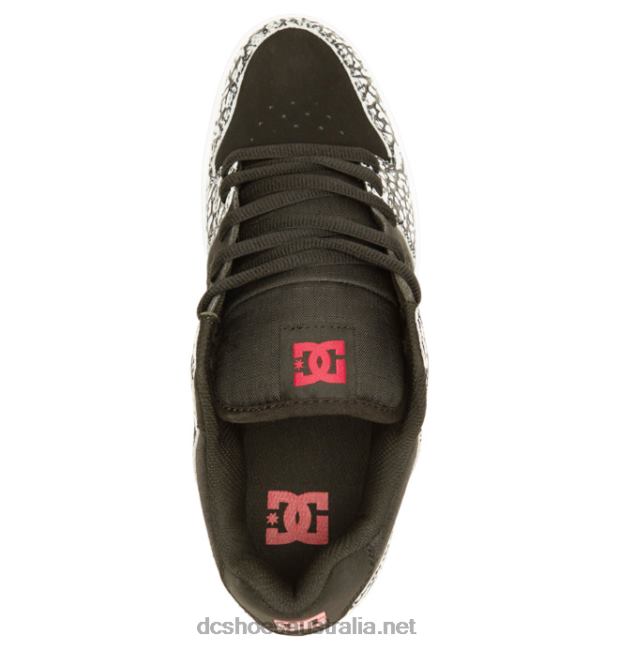 Men's Manteca 4 SE ShoesDC Shoes Black/Red Print T40LZ376