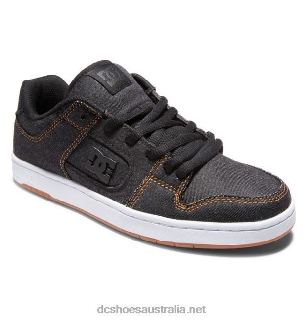 Men's Manteca 4 ShoesDC Shoes Black Denim T40LZ366
