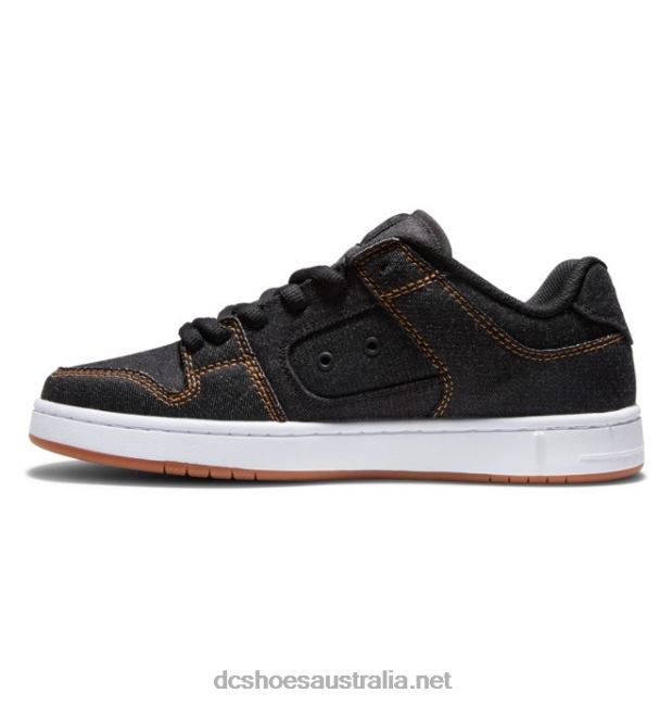 Men's Manteca 4 ShoesDC Shoes Black Denim T40LZ366