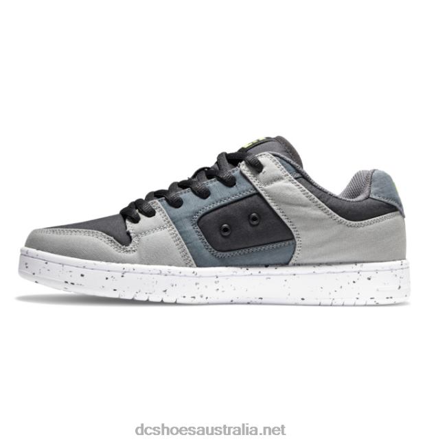 Men's Manteca 4 Zero Waste ShoesDC Shoes Black/Grey/Green T40LZ45
