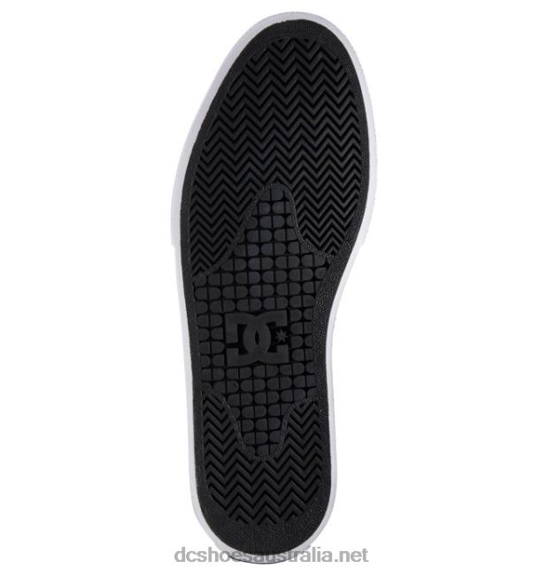 Men's Manual HI High-Top Refibra ShoesDC Shoes Black/White T40LZ94