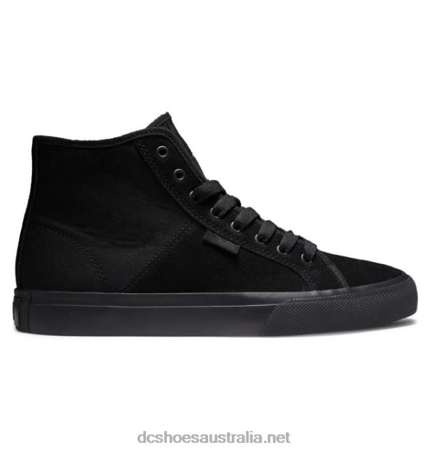 Men's Manual High Top Suede ShoesDC Shoes Black T40LZ345