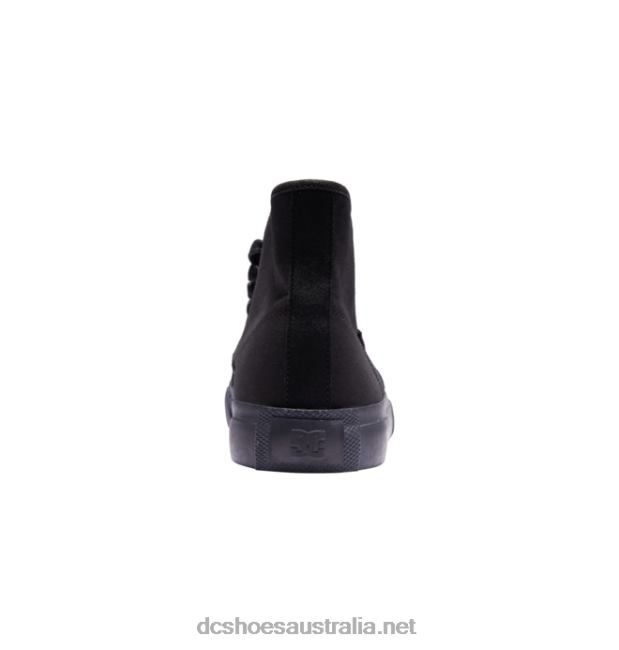 Men's Manual High Top Suede ShoesDC Shoes Black T40LZ345