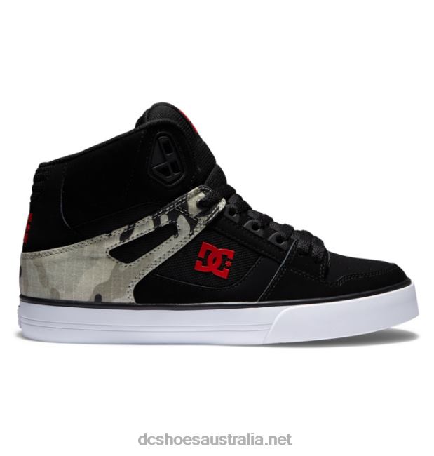 Men's Pure High-Top ShoesDC Shoes Astro Camo Black T40LZ36